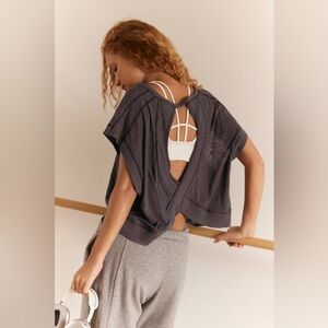 FREE PEOPLE | ✨NWOT✨ My Time Tee in Black